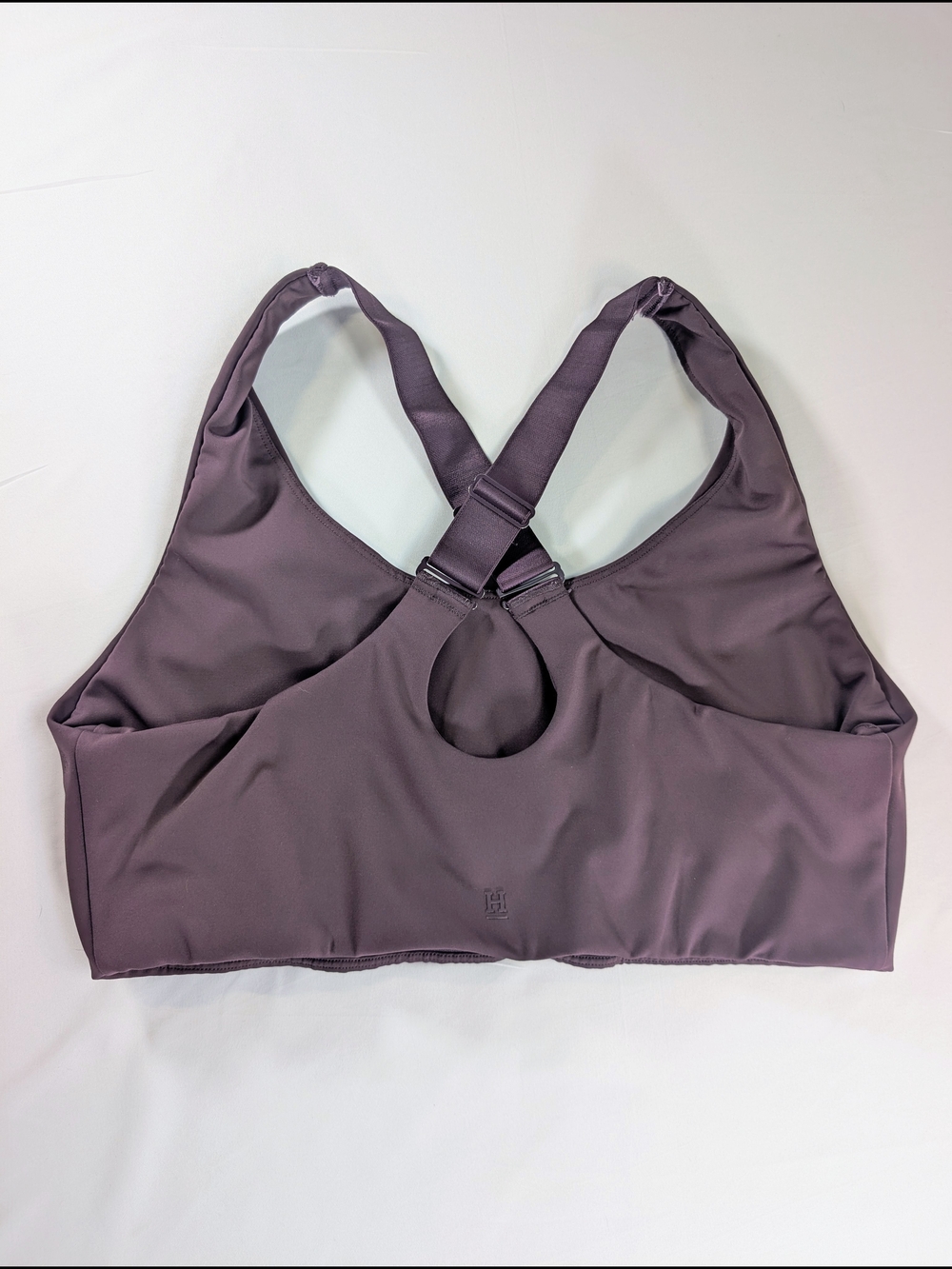 Harper Wilde Plum Cross-Back Sports Bra - Picture 2 of 5